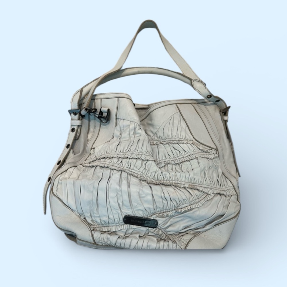 Burberry Ruffle Hobo Bag
